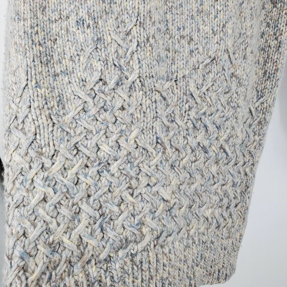 Theory Wool and Cashmere V Neck Long Sleeve Pullover Sweater Top Medium - Picture 8 of 12